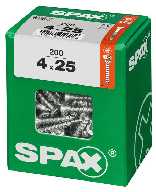 Spax schroef T-star plus verzonken kop 4x25mm 200st - Image 3