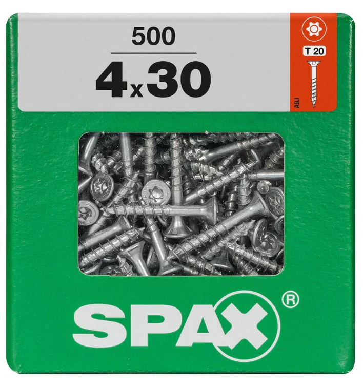 Spax schroef T-star plus verzonken kop 4x30mm 500st - Image 3