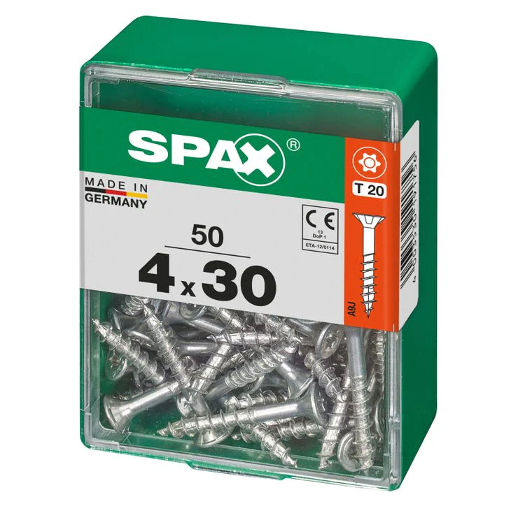 Spax schroef T-star plus verzonken kop 4x30mm 50st - Image 2