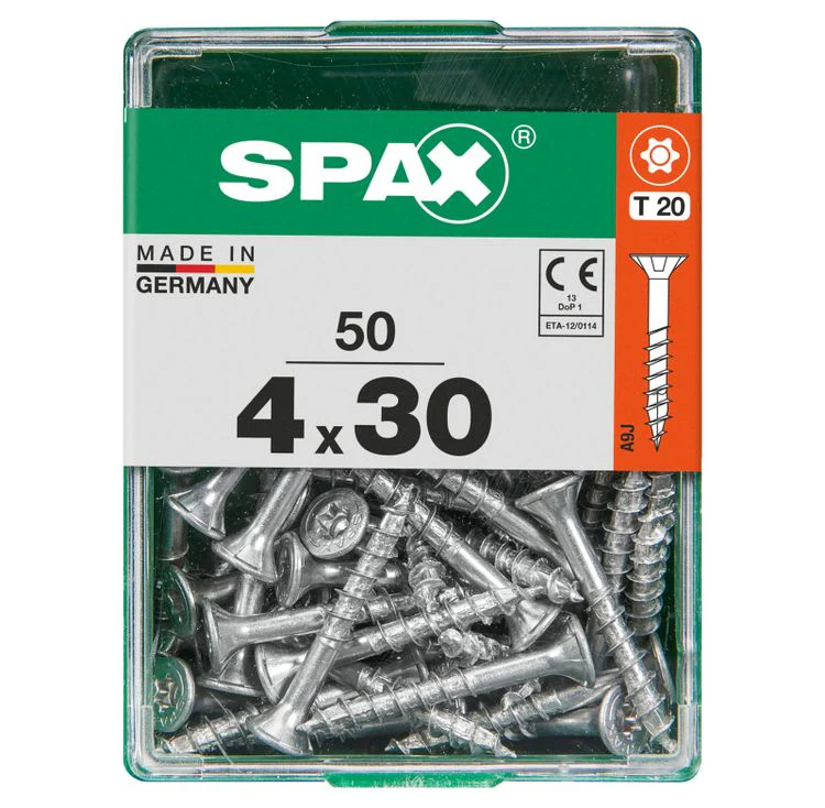 Spax schroef T-star plus verzonken kop 4x30mm 50st - Image 3