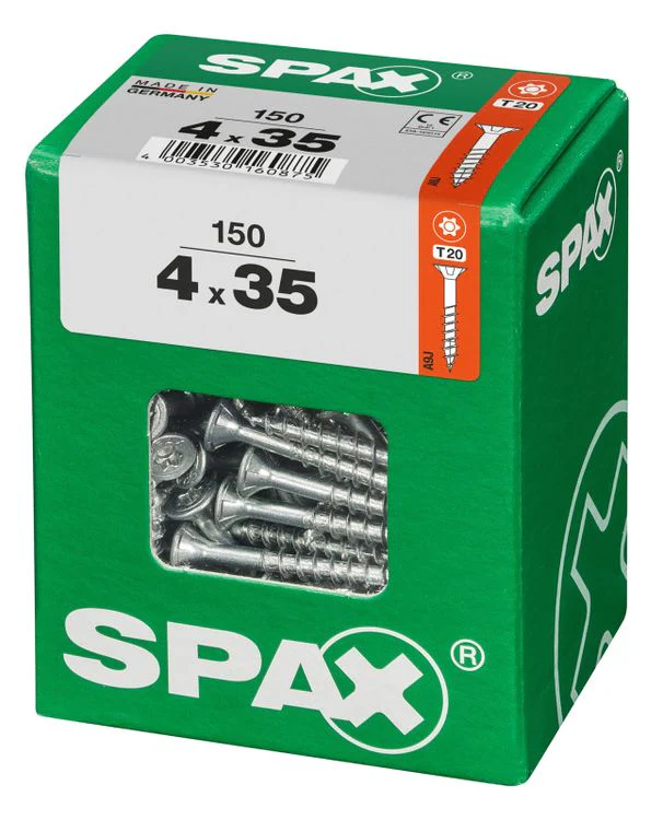 Spax schroef T-star plus verzonken kop 4x35mm 150st - Image 2