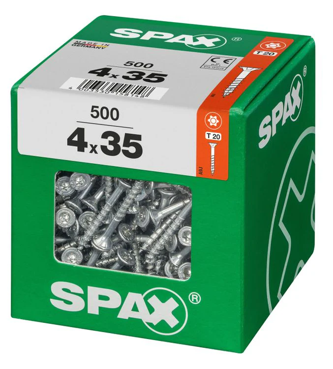 Spax schroef T-star plus verzonken kop 4x35mm 500st - Image 2
