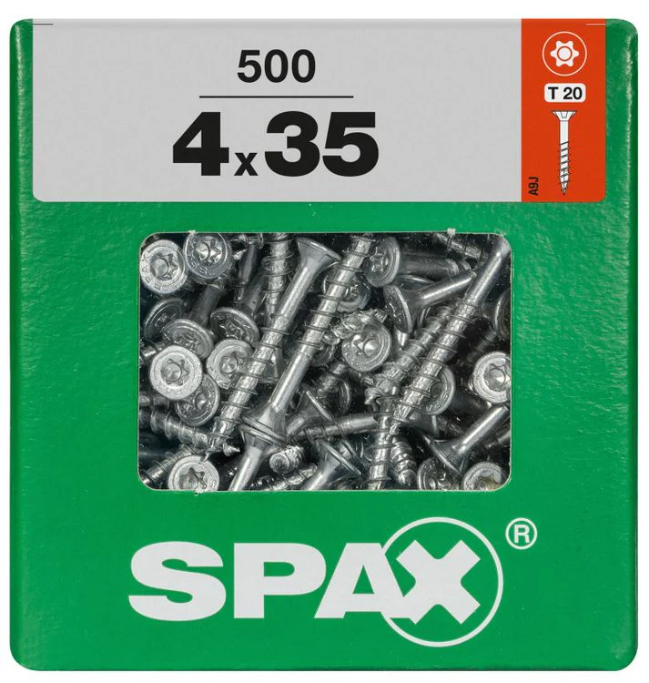 Spax schroef T-star plus verzonken kop 4x35mm 500st - Image 3