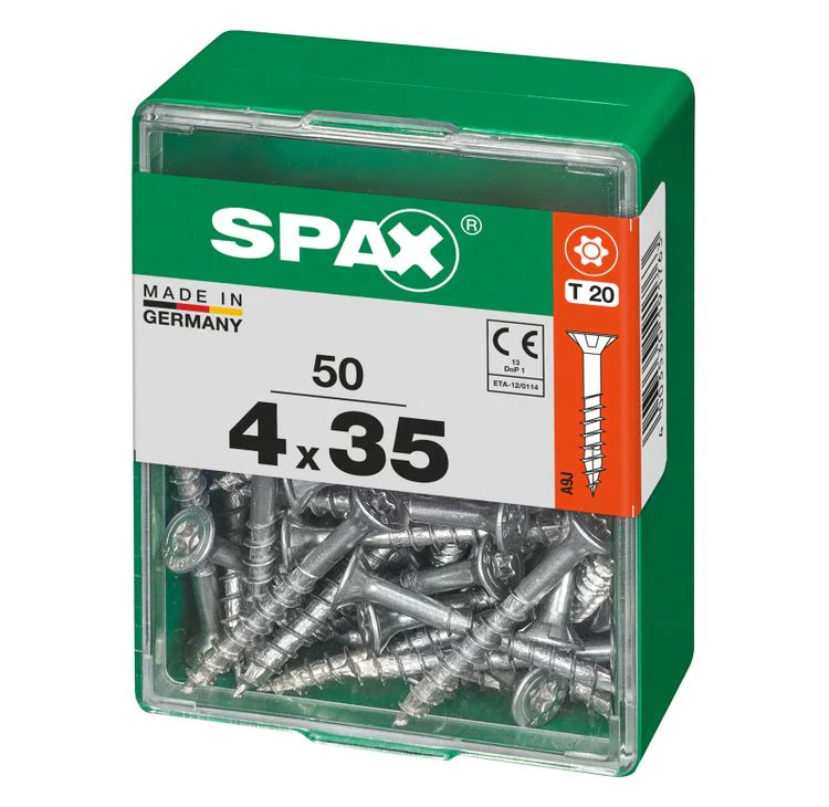 Spax schroef T-star plus verzonken kop 4x35mm 50st - Image 3
