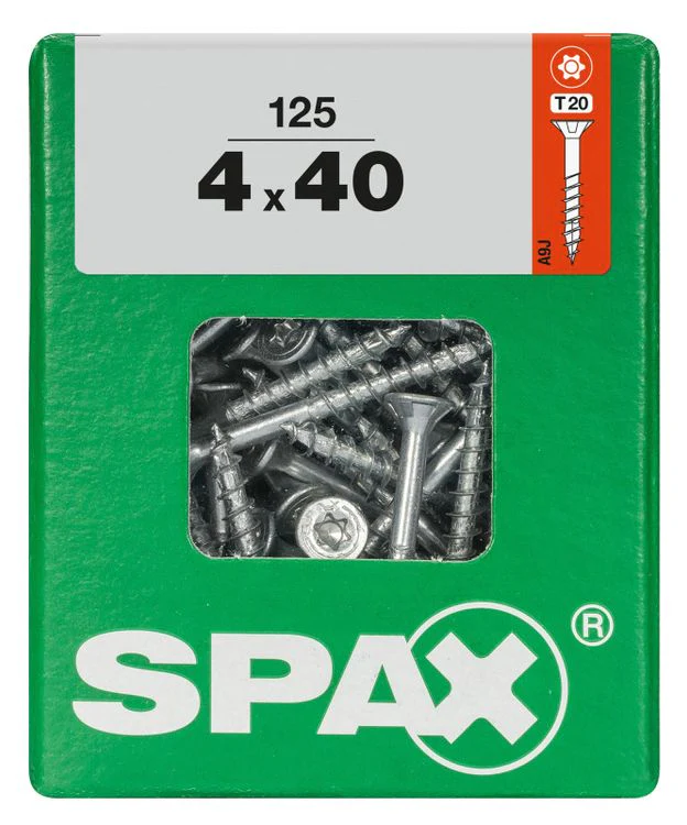 Spax schroef T-star plus verzonken kop 4x40mm 125st - Image 2