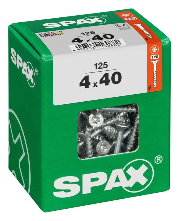 Spax schroef T-star plus verzonken kop 4x40mm 125st - Image 3