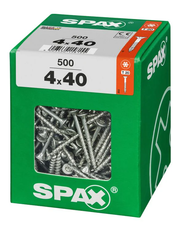 Spax schroef T-star plus verzonken kop 4x40mm 500st - Image 2