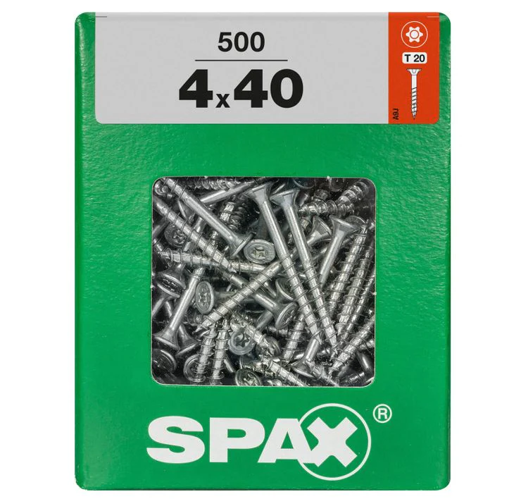Spax schroef T-star plus verzonken kop 4x40mm 500st - Image 3