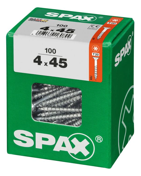 Spax schroef T-star plus verzonken kop 4x45mm 100st - Image 2