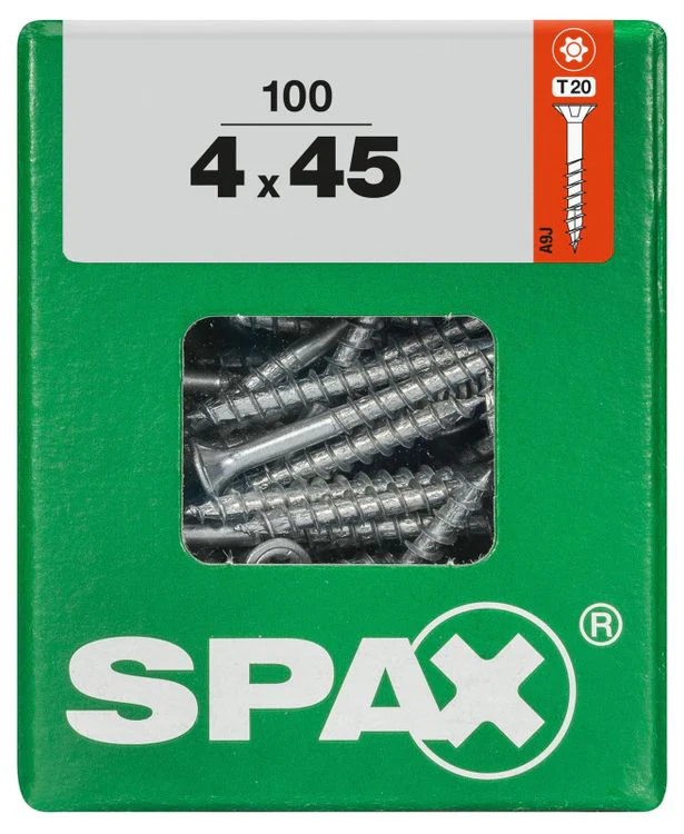 Spax schroef T-star plus verzonken kop 4x45mm 100st - Image 3