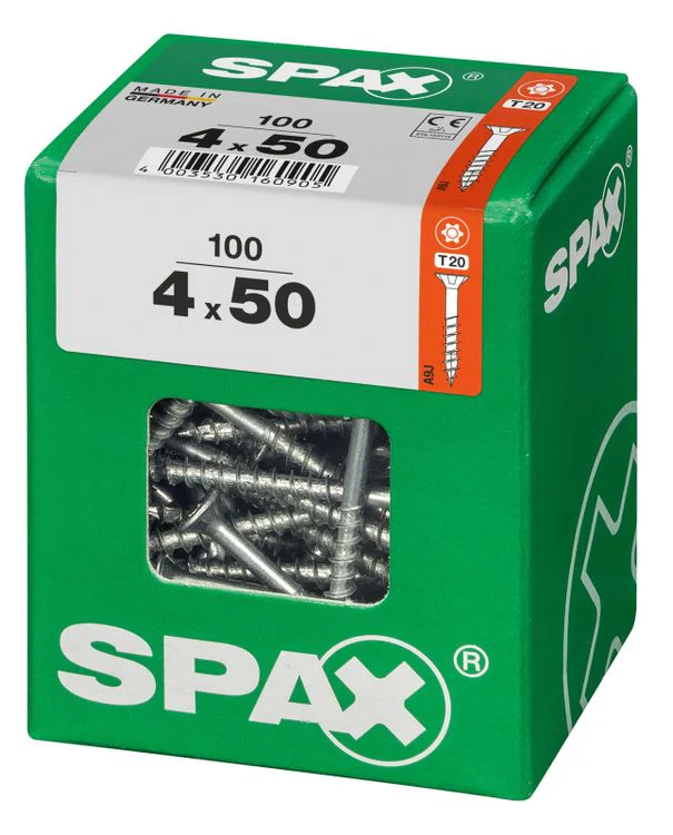 Spax schroef T-star plus verzonken kop 4x50mm 100st - Image 2