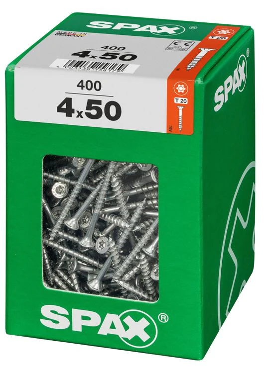 Spax schroef T-star plus verzonken kop 4x50mm 400st - Image 2
