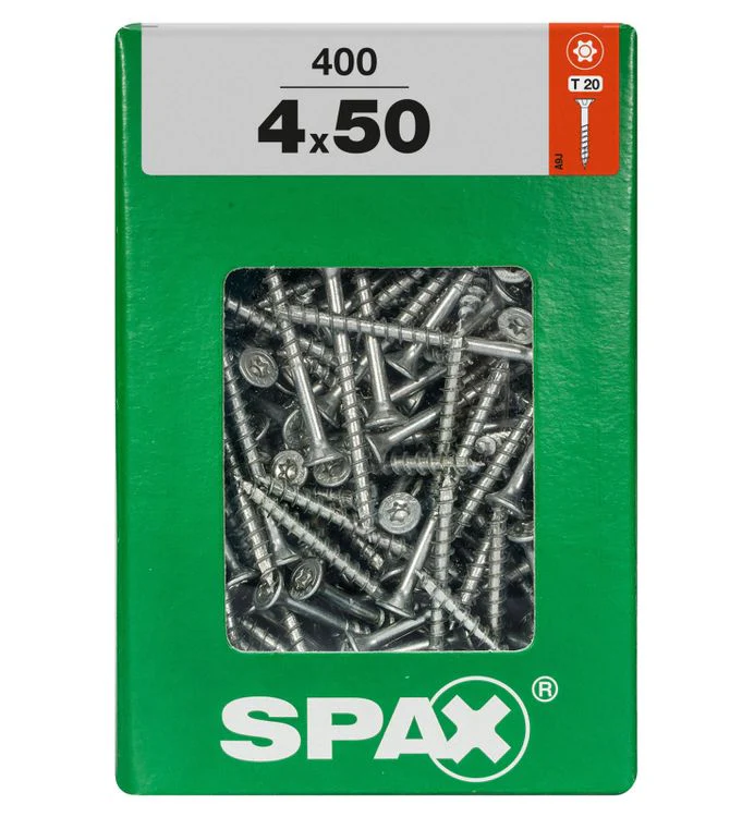 Spax schroef T-star plus verzonken kop 4x50mm 400st - Image 3