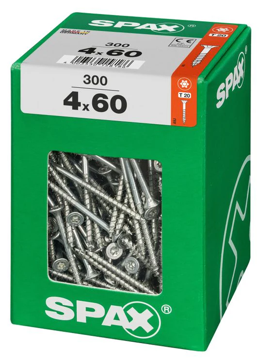 Spax schroef T-star plus verzonken kop 4x60mm 300st - Image 2