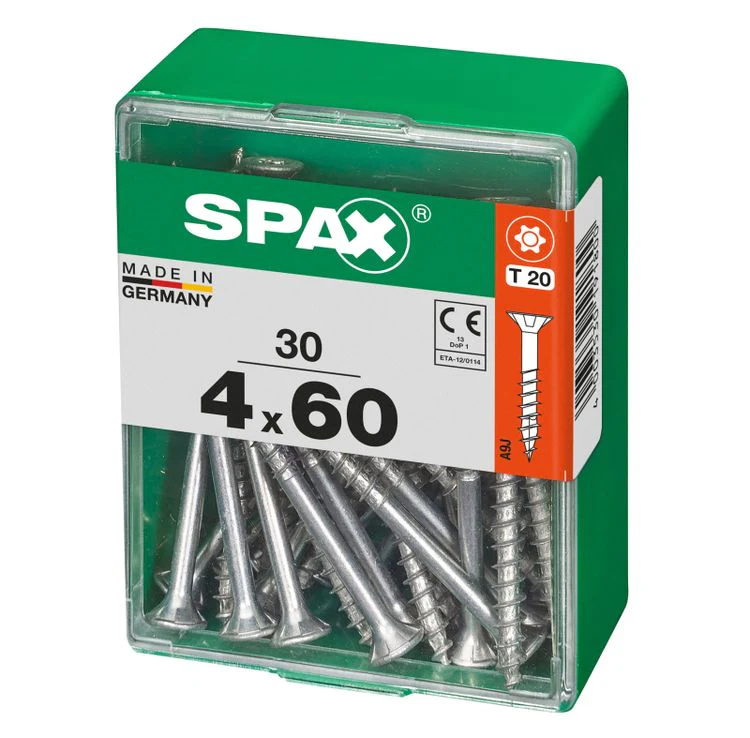 Spax schroef T-star plus verzonken kop 4x60mm 30st - Image 3