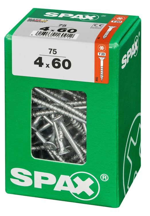 Spax schroef T-star plus verzonken kop 4x60mm 75st - Image 2
