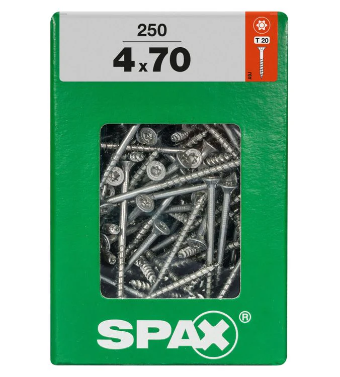 Spax schroef T-star plus verzonken kop 4x70mm 250st - Image 3