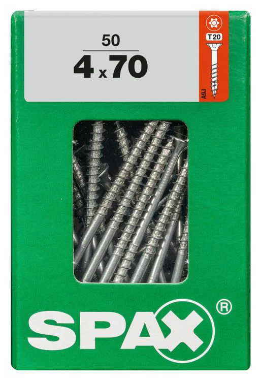 Spax schroef T-star plus verzonken kop 4x70mm 50st - Image 3