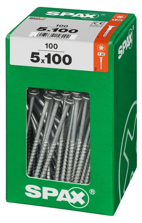 Spax schroef T-star plus verzonken kop 5x100mm 100st - Image 2