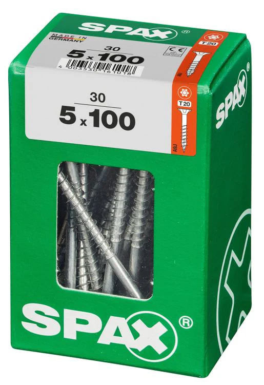 Spax schroef T-star plus verzonken kop 5x100mm 30st - Image 2