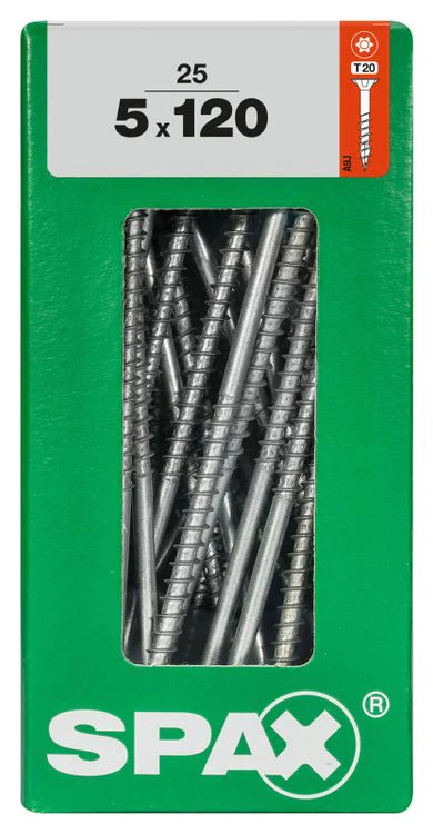 Spax schroef T-star plus verzonken kop 5x120mm 25st - Image 3