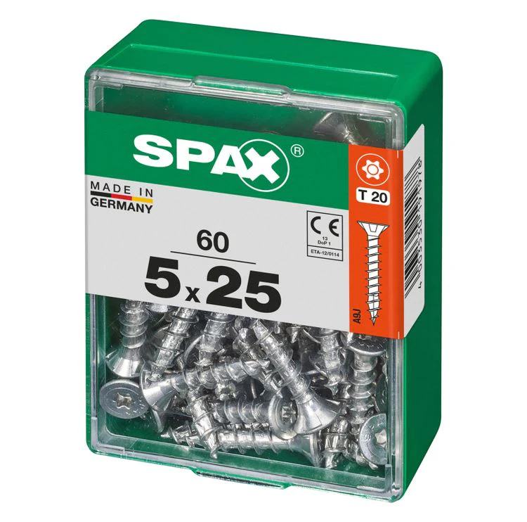 Spax schroef T-star plus verzonken kop 5x25mm 60st - Image 2