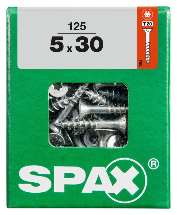 Spax schroef T-star plus verzonken kop 5x30mm 125st - Image 2