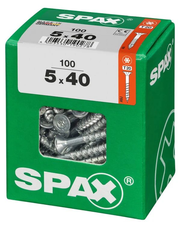 Spax schroef T-star plus verzonken kop 5x40mm 100st - Image 2
