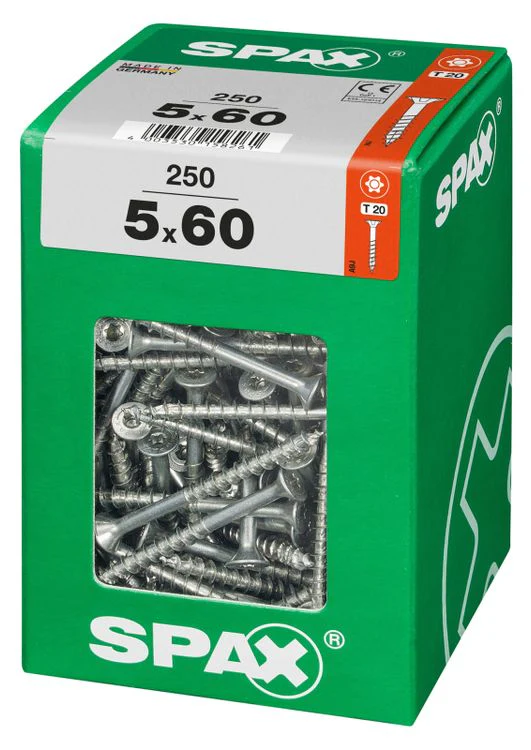Spax schroef T-star plus verzonken kop 5x60mm 250st - Image 2