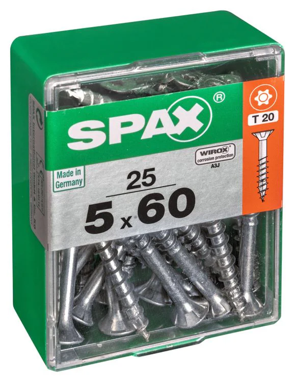 Spax schroef T-star plus verzonken kop 5x60mm 25st - Image 2