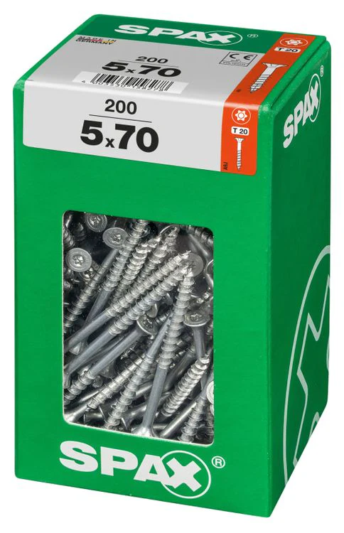 Spax schroef T-star plus verzonken kop 5x70mm 200st - Image 2