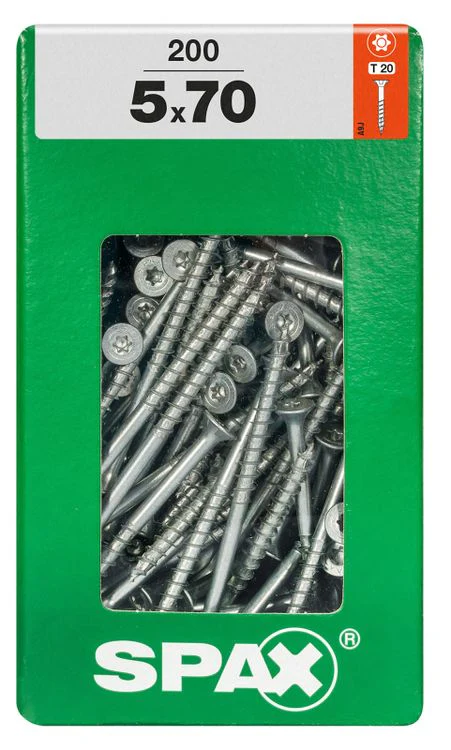 Spax schroef T-star plus verzonken kop 5x70mm 200st - Image 3
