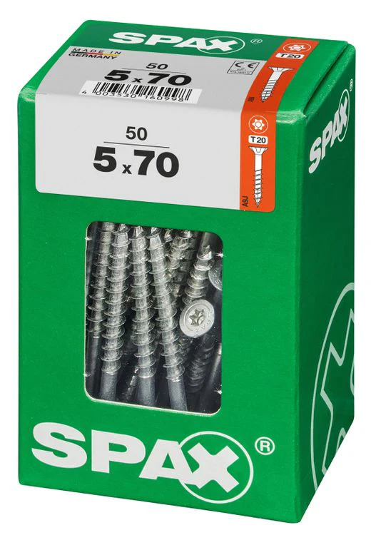 Spax schroef T-star plus verzonken kop 5x70mm 50st - Image 2