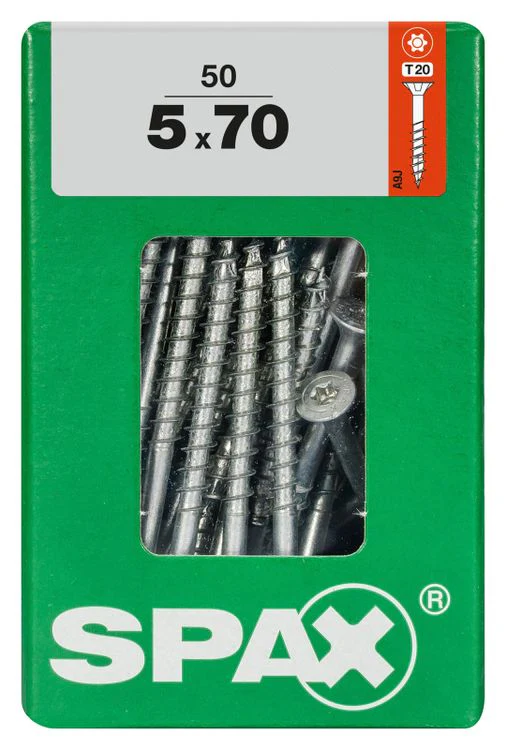 Spax schroef T-star plus verzonken kop 5x70mm 50st - Image 3