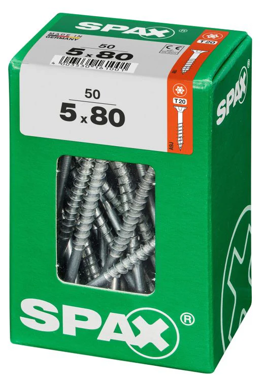 Spax schroef T-star plus verzonken kop 5x80mm 50st - Image 3
