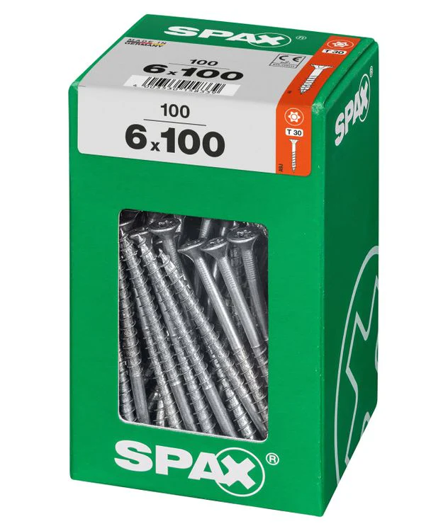 Spax schroef T-star plus verzonken kop 6x100mm 100st - Image 2