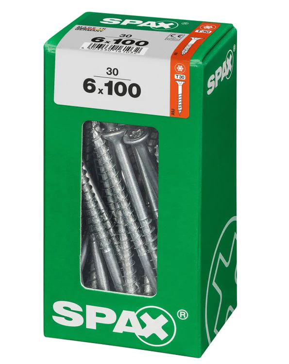 Spax schroef T-star plus verzonken kop 6x100mm 30st - Image 2