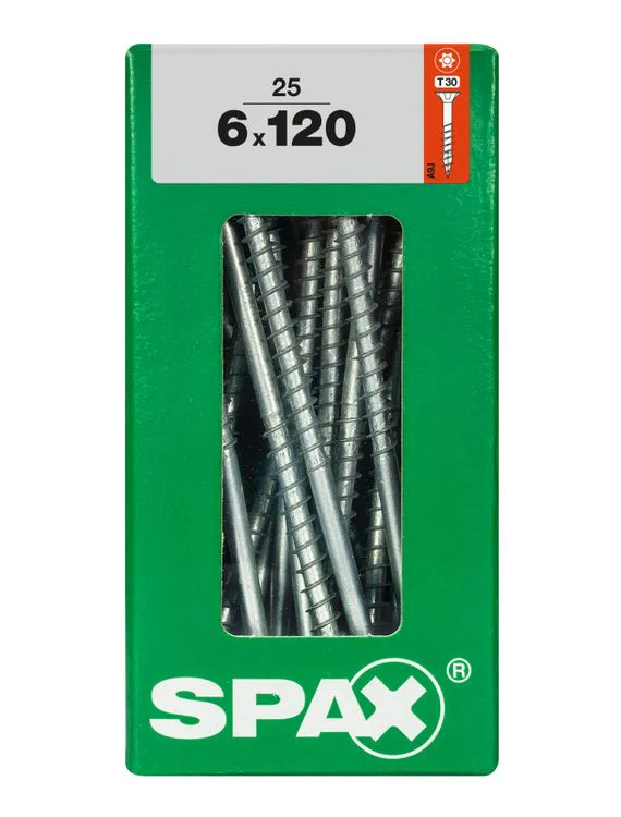 Spax schroef T-star plus verzonken kop 6x120mm 25st - Image 2