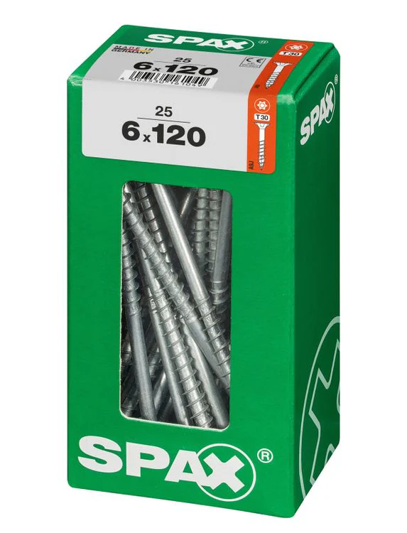 Spax schroef T-star plus verzonken kop 6x120mm 25st - Image 3