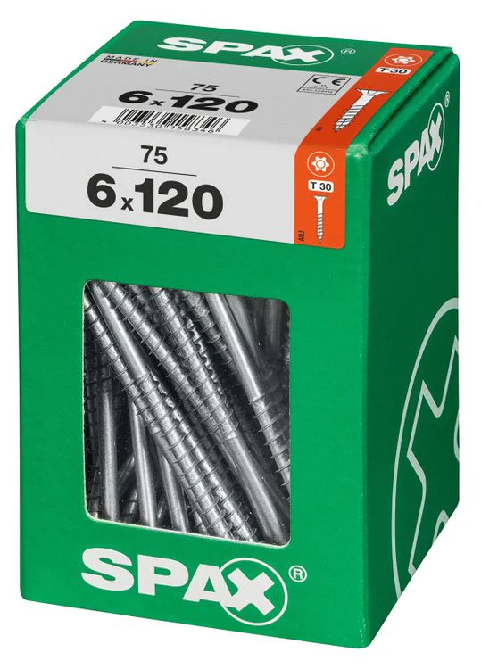 Spax schroef T-star plus verzonken kop 6x120mm 75st - Image 2