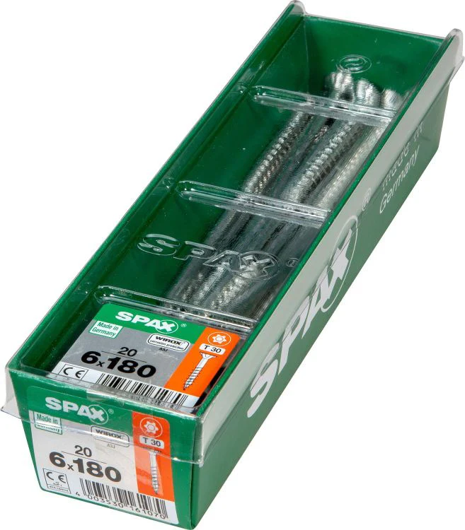 Spax schroef T-star plus verzonken kop 6x180mm 20st - Image 2