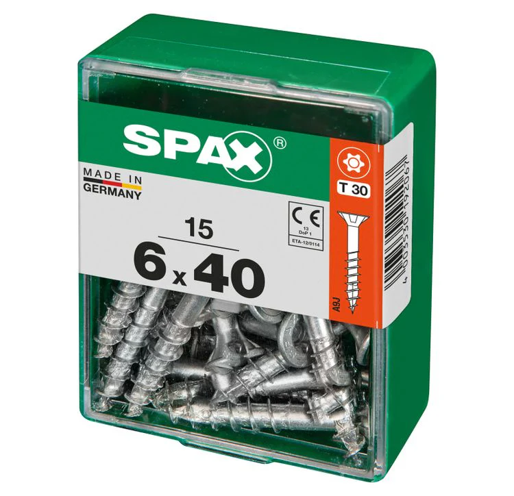 Spax schroef T-star plus verzonken kop 6x40mm 15st - Image 2