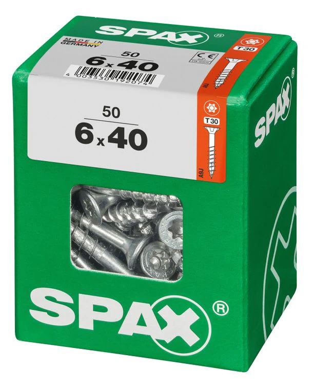 Spax schroef T-star plus verzonken kop 6x40mm 50st - Image 2