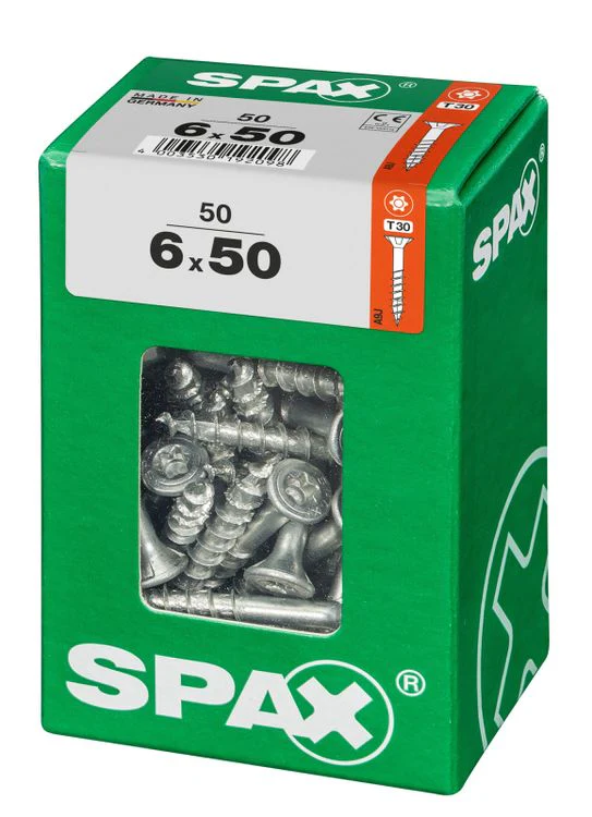 Spax schroef T-star plus verzonken kop 6x50mm 50st - Image 2