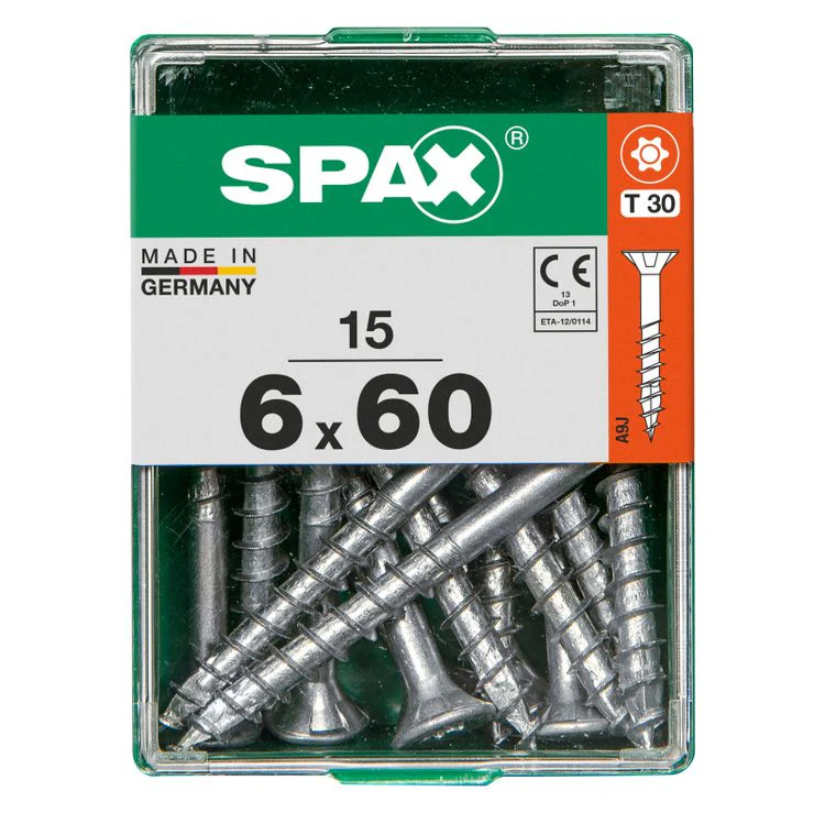 Spax schroef T-star plus verzonken kop 6x60mm 15st - Image 2