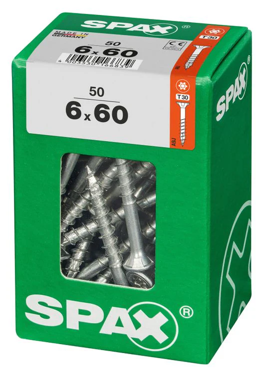 Spax schroef T-star plus verzonken kop 6x60mm 50st - Image 2