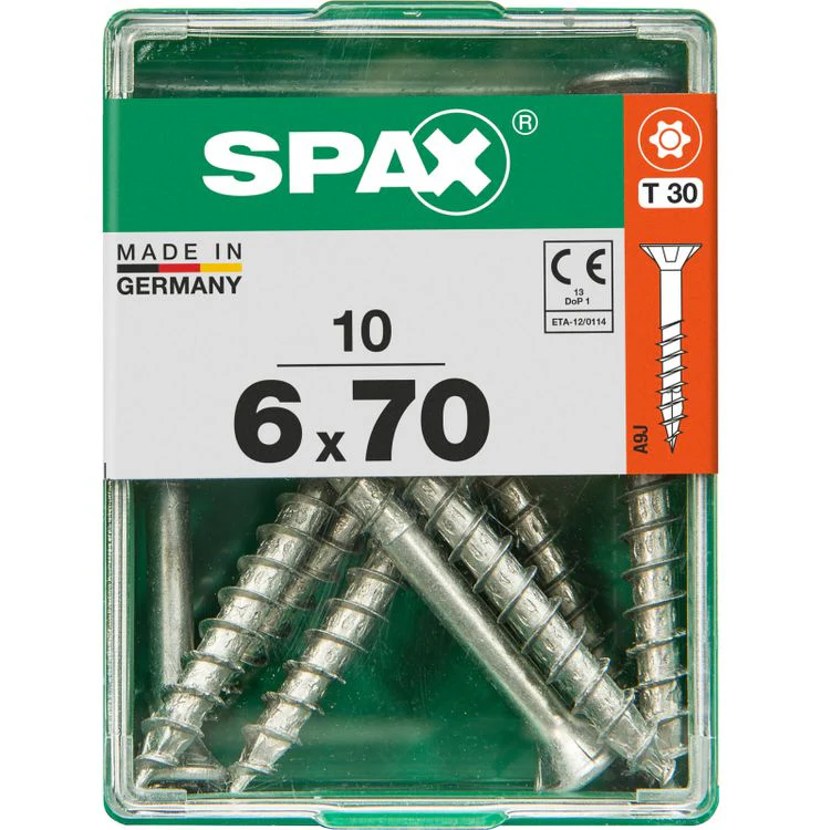 Spax schroef T-star plus verzonken kop 6x70mm 10st - Image 3