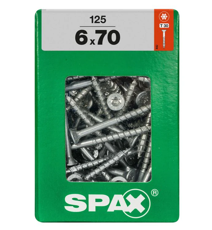 Spax schroef T-star plus verzonken kop 6x70mm 125st - Image 3