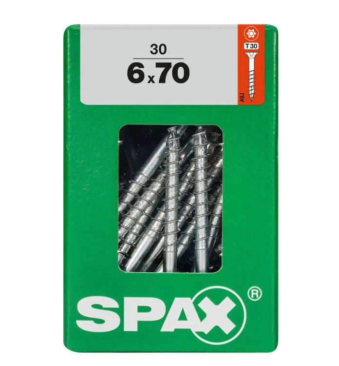 Spax schroef T-star plus verzonken kop 6x70mm 30st - Image 3