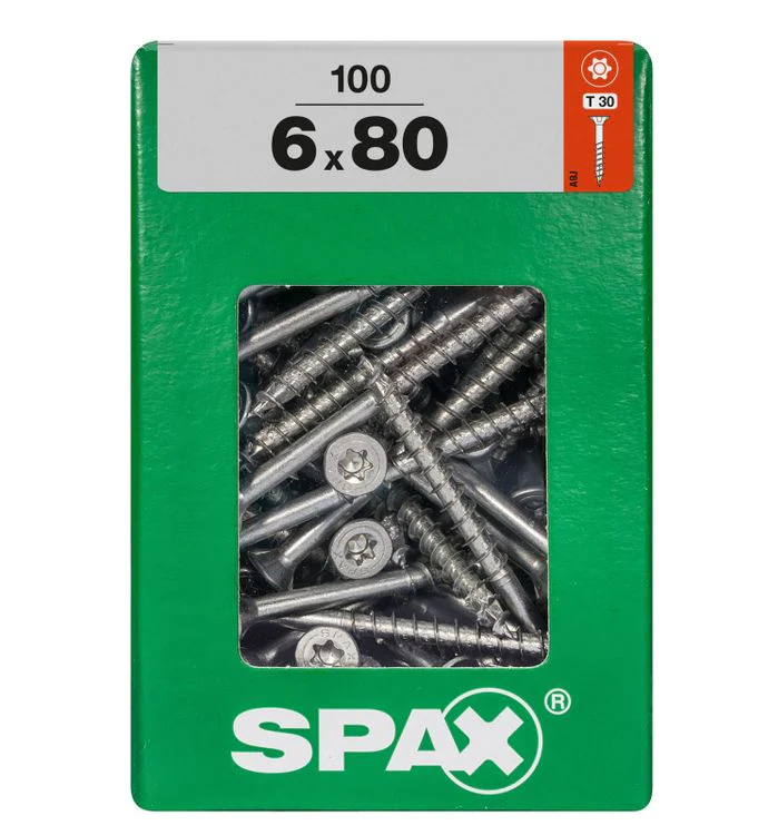 Spax schroef T-star plus verzonken kop 6x80mm 100st - Image 3